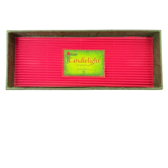 New Dept 56 Christmas Napkin Rings Candlelight Set Of 4 Ceramic Holiday 2004 - Picture 15 of 16